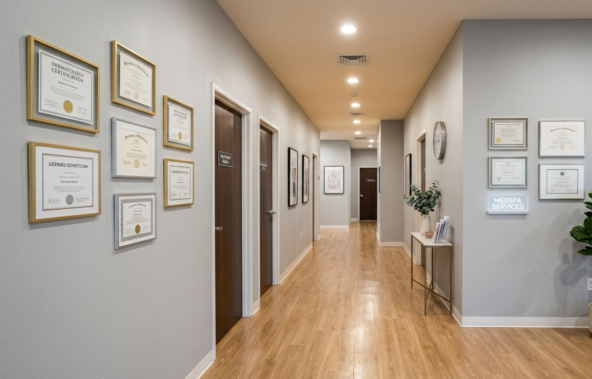 Med spa corridor